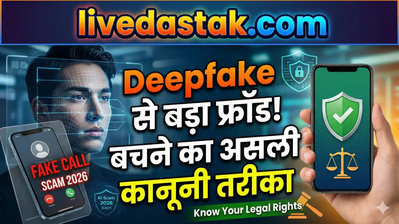 AI Scam 2026: Deepfake से हो रहा है बड़ा फ्रॉड, बचने का असली कानूनी तरीका