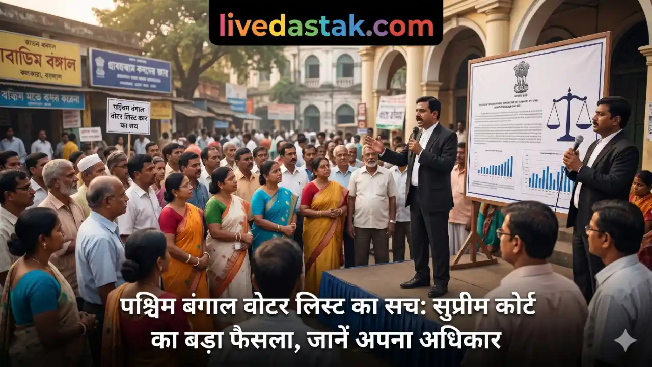 पश्चिम बंगाल वोटर लिस्ट का सच: सुप्रीम कोर्ट का बड़ा फैसला, जानें अपना अधिकार