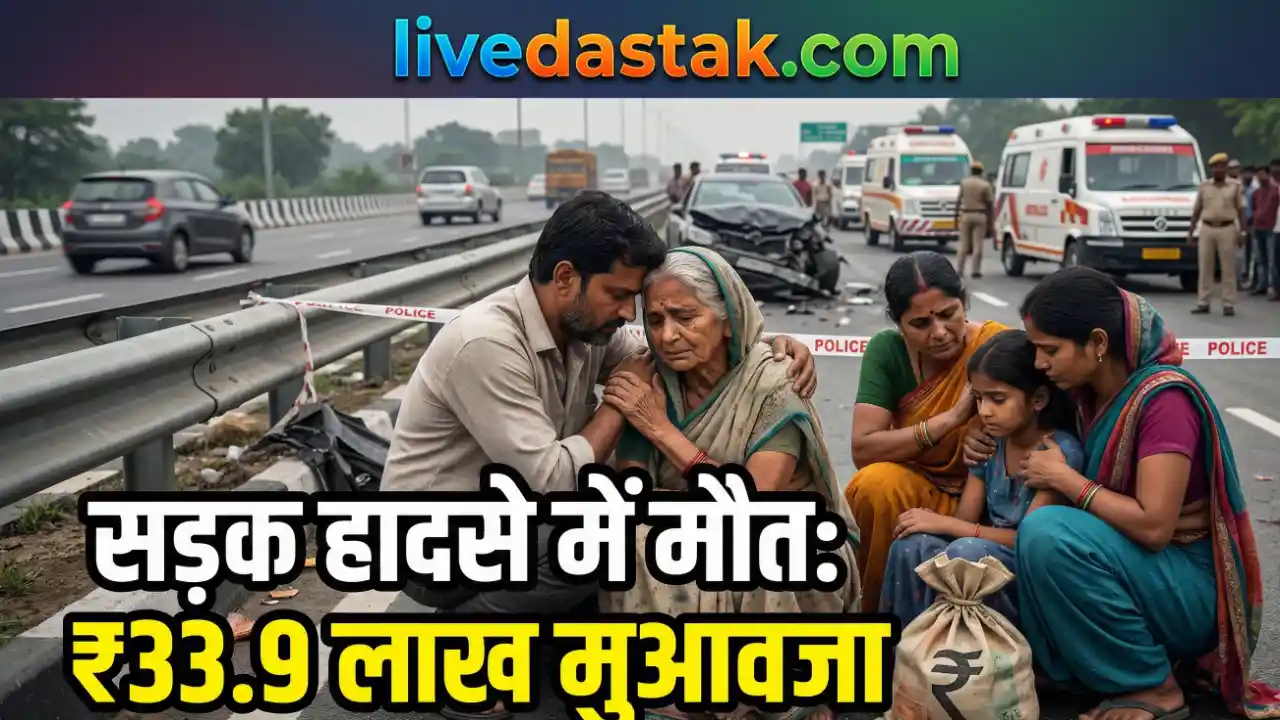 सड़क हादसे में मौत: मुआवजे का पूरा सच और ₹33.9 लाख का यह कानूनी हक