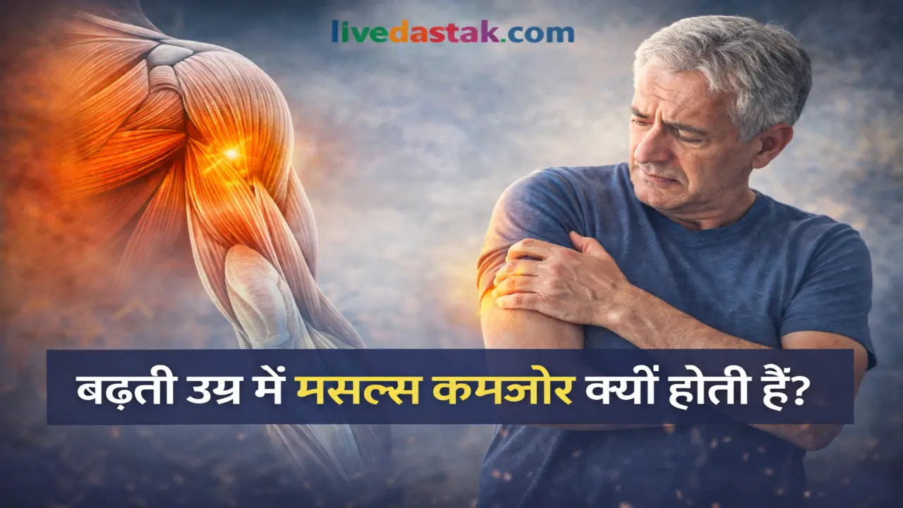 बढ़ती उम्र में मसल्स कमज़ोर होने के असली कारण और उपाय