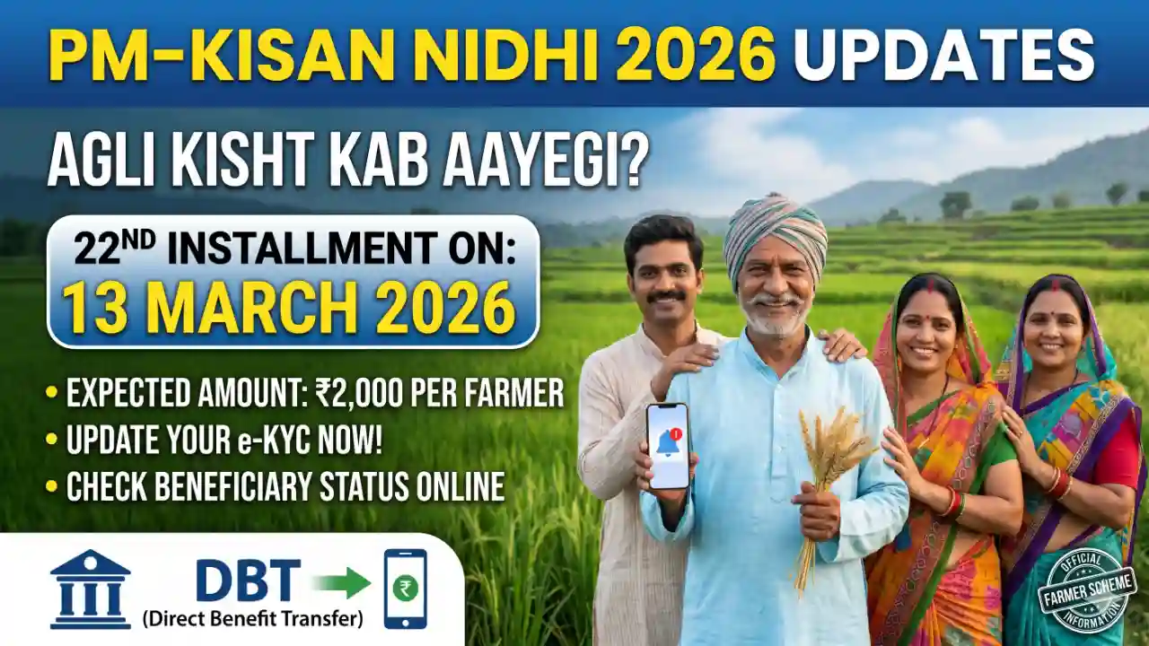PM-Kisan Nidhi 2026 Updates: Agli kisht kab aayegi? Dekhein yahan
