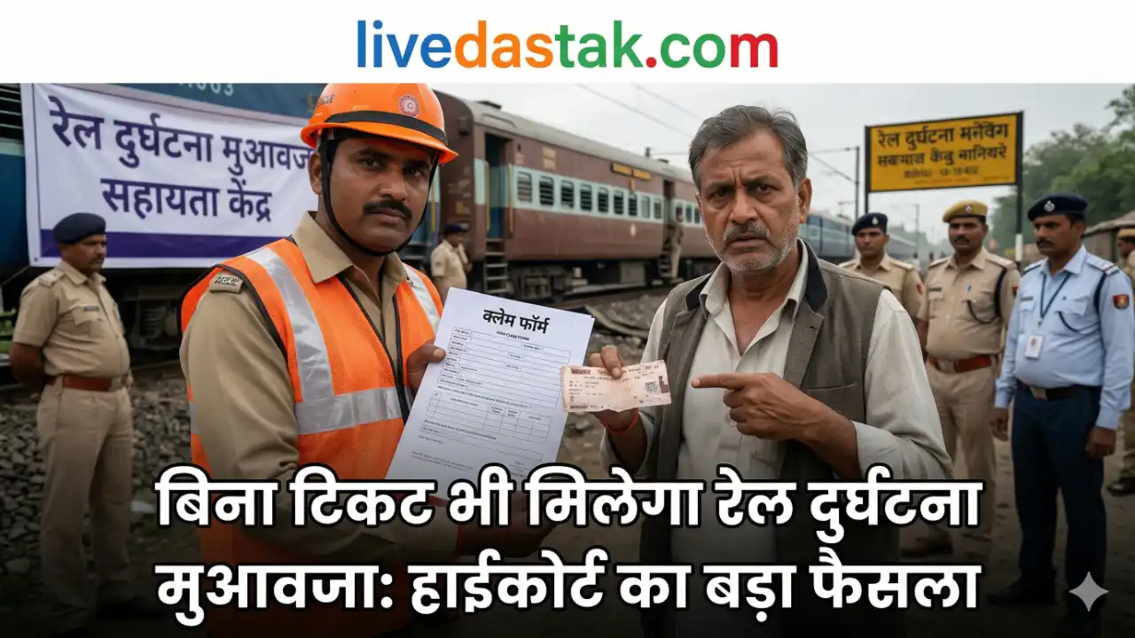 रेल दुर्घटना मुआवजा: टिकट खो जाने पर भी मिलेगा पैसा हाईकोर्ट का फैसला
